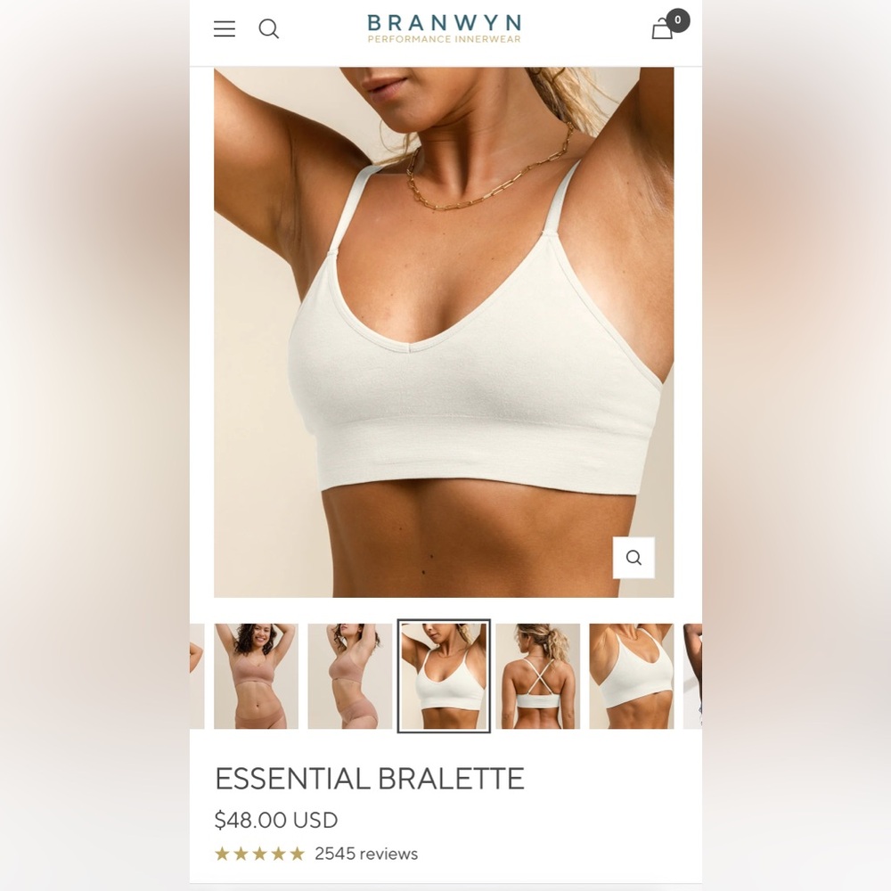 White Seamless Scoop Neck Bra with Spaghetti Straps